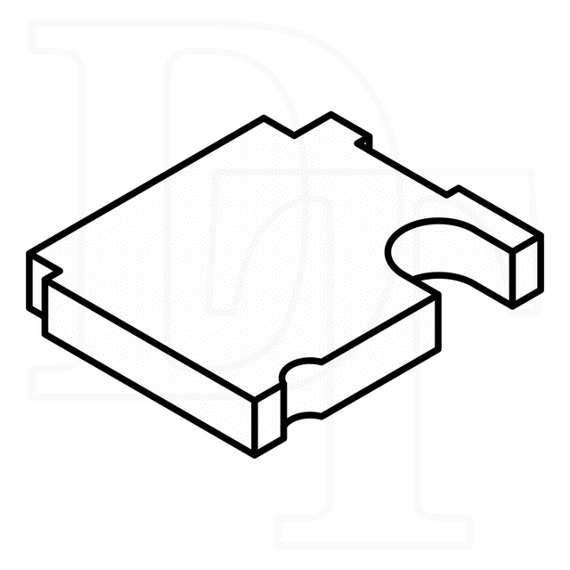 LEK259001 Original Brother vorderer Tintenabsorber