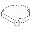 LER148001 Original Brother Tintenabsorber Filz
