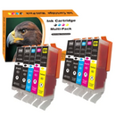 10 Druckerpatronen kompatibel zu Canon PGI550/CLI551