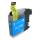 Brother LC-125C kompatible Druckerpatrone mit Chip cyan