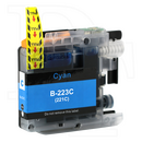Brother LC-223C kompatible Druckerpatrone cyan mit Chip
