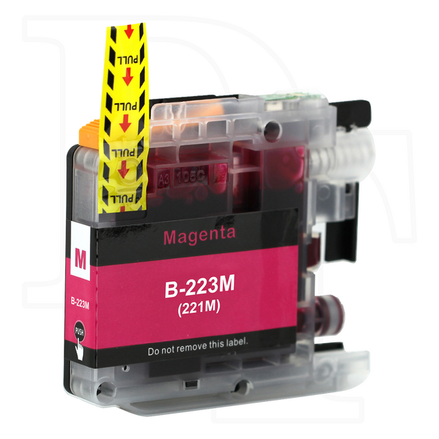 Brother LC-223M kompatible Druckerpatrone magenta mit Chip
