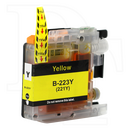 Brother LC-223Y kompatible Druckerpatrone gelb mit Chip