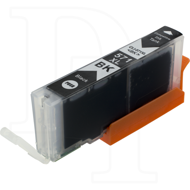 Druckerpatrone kompatibel zu CLI-571BK mit Chip photoschwarz