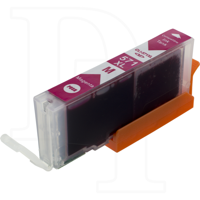 Druckerpatrone kompatibel zu CLI-571M mit Chip magenta