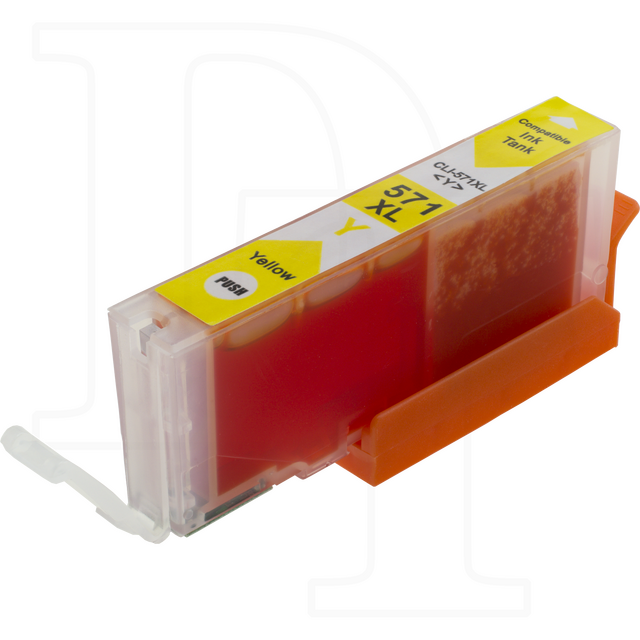 Druckerpatrone kompatibel zu CLI-571Y mit Chip gelb