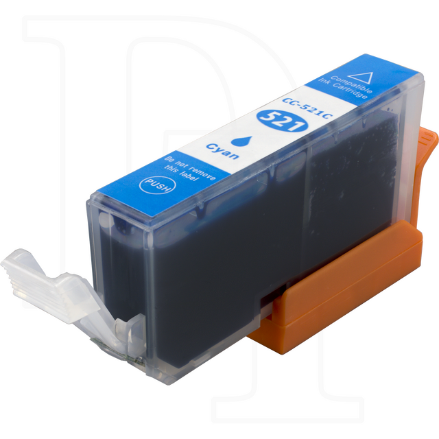 Druckerpatrone kompatibel zu CLI-521C mit Chip cyan