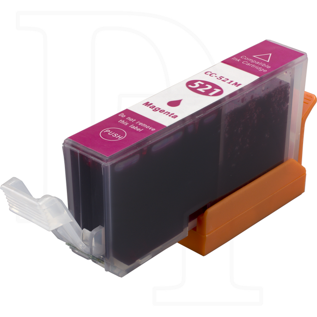 Druckerpatrone kompatibel zu CLI-521M mit Chip magenta