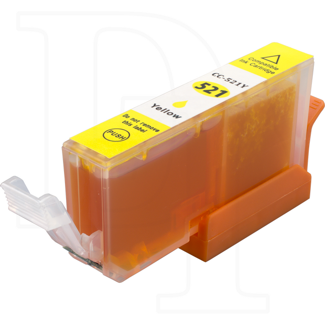 Druckerpatrone kompatibel zu CLI-521Y mit Chip gelb