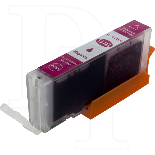 Druckerpatrone kompatibel zu CLI-551M mit Chip magenta