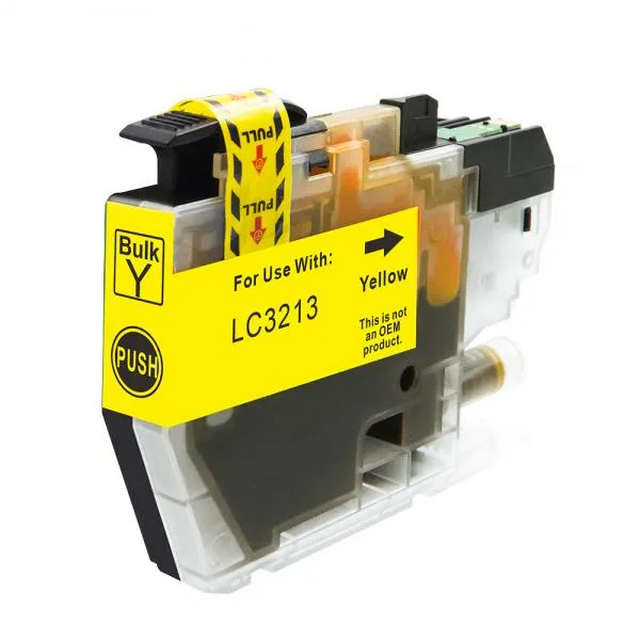 Brother LC-3213Y kompatible Druckerpatrone gelb mit Chip