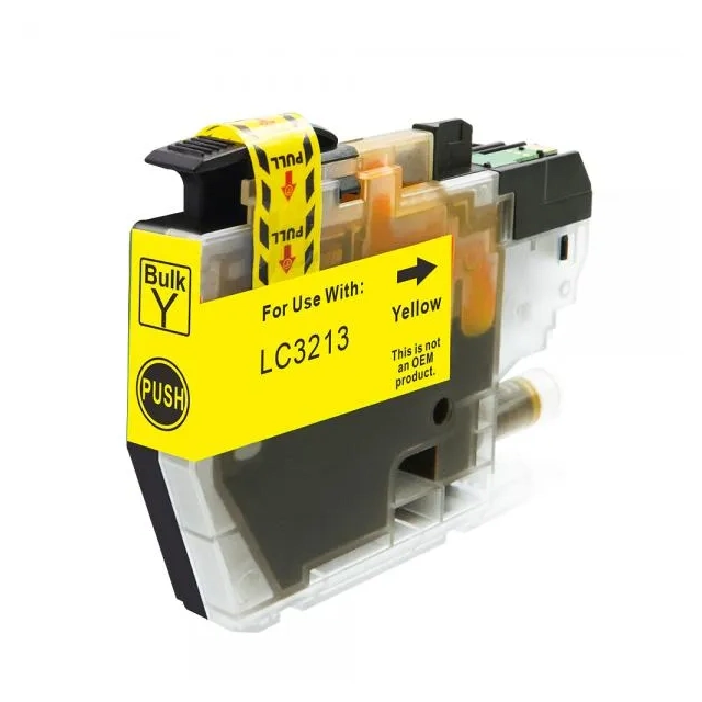 Brother LC-3213Y kompatible Druckerpatrone gelb mit Chip