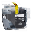 Brother LC-3219BK kompatible Druckerpatrone schwarz mit Chip