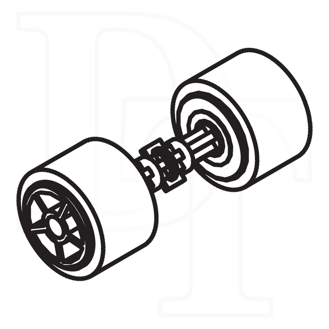 LEK558001 Original Brother Papiereinzugsrollenkit
