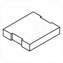 LX3883001 Original Brother Tintenabsorber Filz