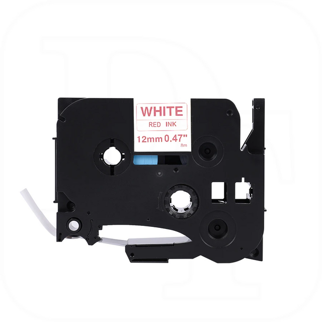 kompatibel Brother TZe-232 Schriftband 12 mm rot auf wei�