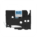 kompatibel Brother TZe-521 Schriftband 9mm schwarz auf blau