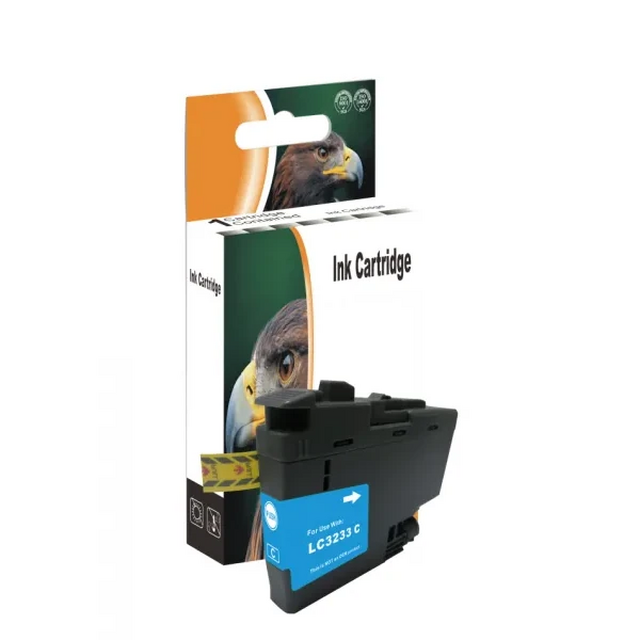 Brother LC-3233C kompatible Druckerpatrone cyan mit Chip