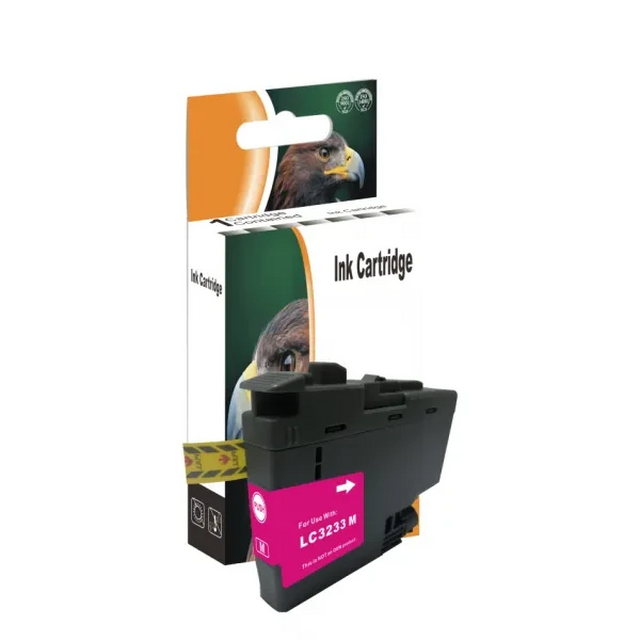 Brother LC-3233M kompatible Druckerpatrone magenta mit Chip