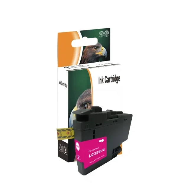 Brother LC-3233M kompatible Druckerpatrone magenta mit Chip