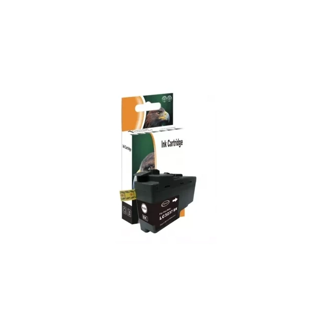 Brother LC-3237BK kompatible Druckerpatrone schwarz mit Chip
