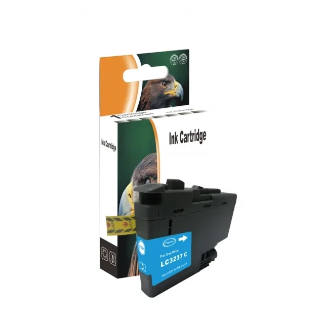 Brother LC-3237C kompatible Druckerpatrone cyan mit Chip
