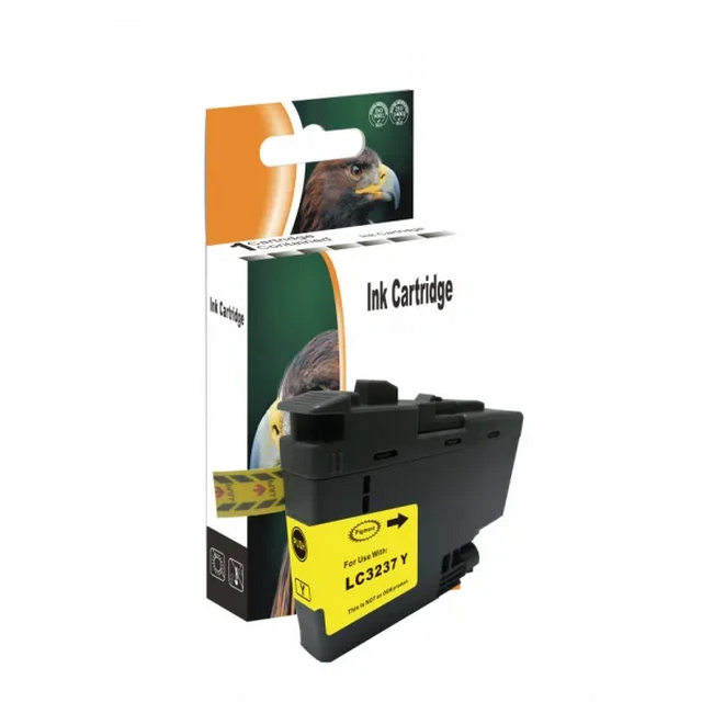 Brother LC-3237Y kompatible Druckerpatrone gelb mit Chip