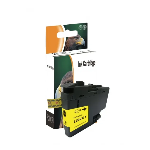 Brother LC-3237Y kompatible Druckerpatrone gelb mit Chip