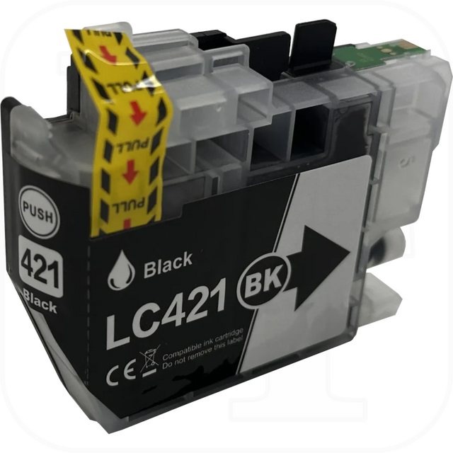 Brother LC-421XLBK kompatible Druckerpatrone schwarz mit...
