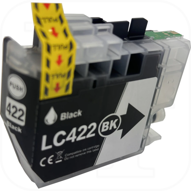 Brother LC-422XLBK kompatible Druckerpatrone schwarz mit...