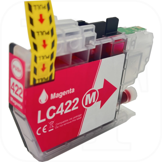 Brother LC-422XLM kompatible Druckerpatrone magenta mit Chip