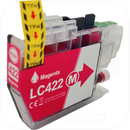 Brother LC-422XLM kompatible Druckerpatrone magenta mit Chip