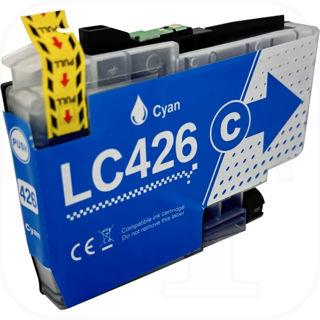 Brother LC-426C kompatible Druckerpatrone cyan mit Chip