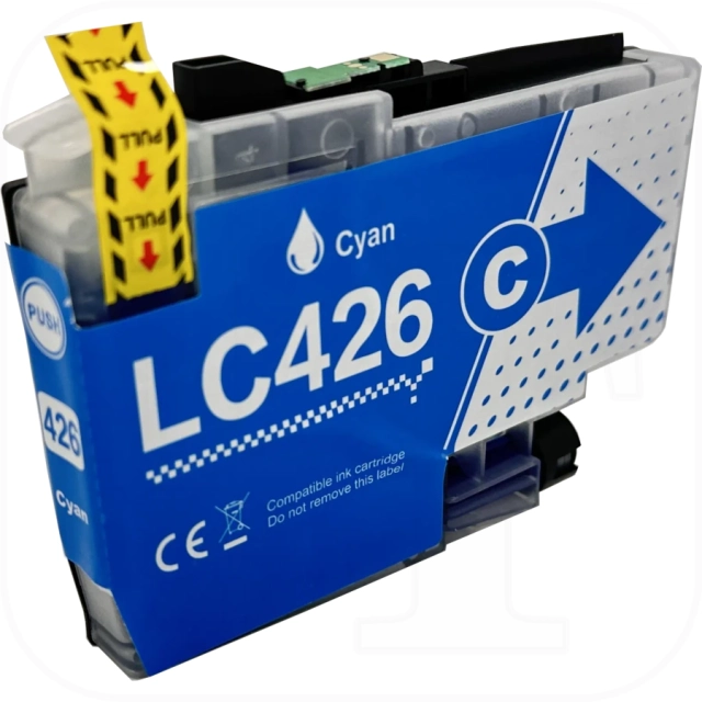 Brother LC-426C kompatible Druckerpatrone cyan mit Chip