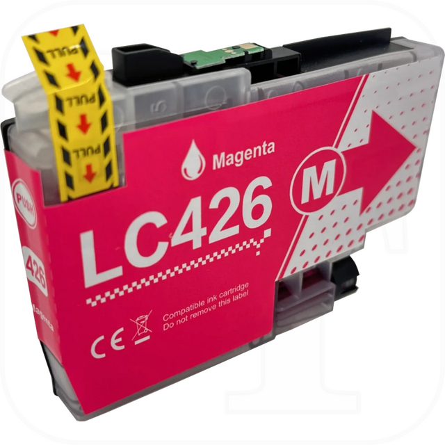 Brother LC-426M kompatible Druckerpatrone magenta mit Chip