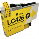 Brother LC-426Y kompatible Druckerpatrone gelb mit Chip
