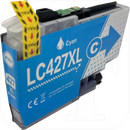 Brother LC-427XLC kompatible Druckerpatrone cyan mit Chip