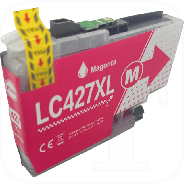 Brother LC-427XLM kompatible Druckerpatrone magenta mit Chip