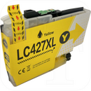 Brother LC-427XLY kompatible Druckerpatrone gelb mit Chip