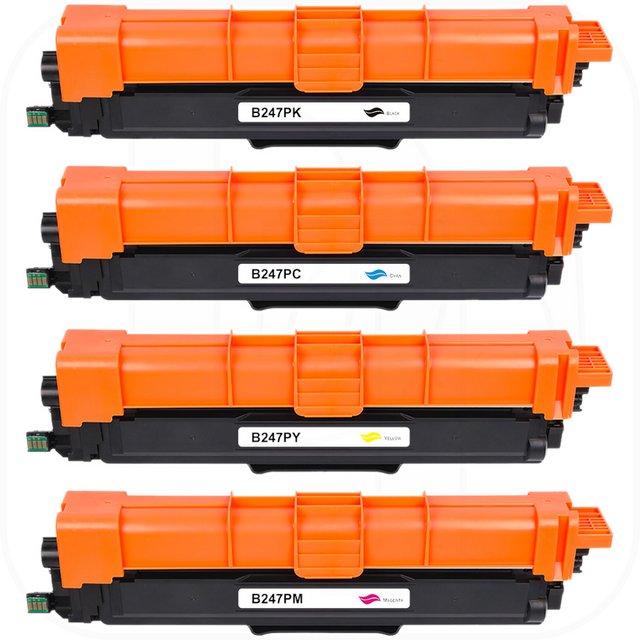 Brother TN-247 kompatibles Tonerkartuschen-Set