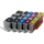 5 XL Druckerpatronen zu Canon PGI-570 CLI-571 kompatibel mit Chip