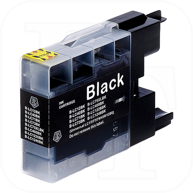 Brother LC-1240BK kompatible Druckerpatrone schwarz