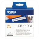 Brother DK-11203 Etikettenrolle, Papier weiß 17x87mm