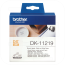 Brother DK-11219 Etikettenrolle, Papier weiß rund 12mm