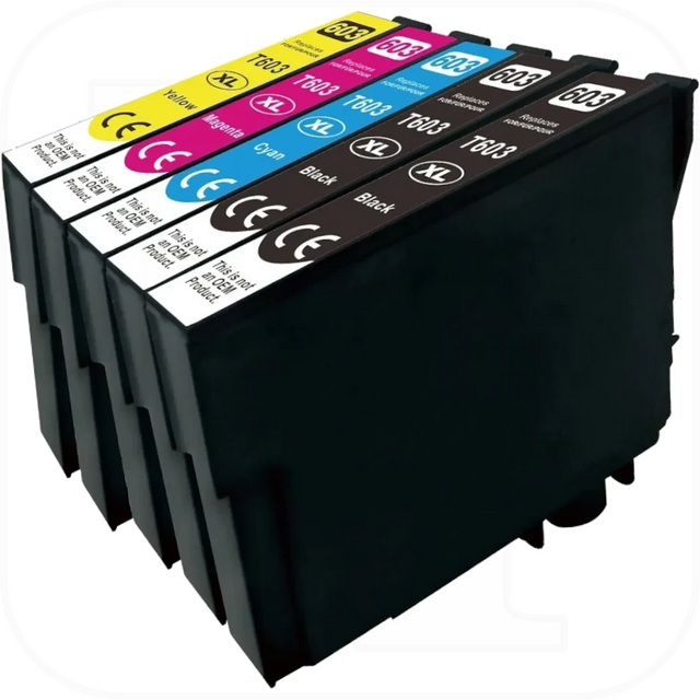 5 Druckerpatronen kompatibel zu Epson 603XL T03A1-A4