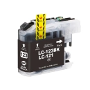 Brother LC-123BK kompatible Druckerpatrone mit Chip schwarz