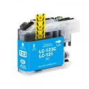 Brother LC-123C kompatible Druckerpatrone mit Chip cyan