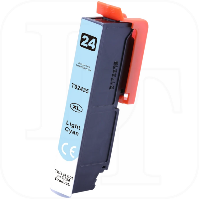 kompatibel Epson 24XL hellcyan Druckerpatrone T2435