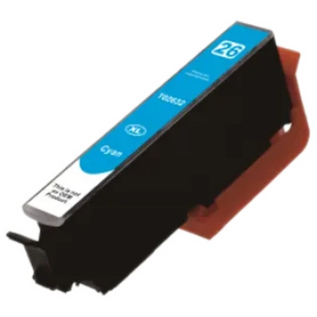 kompatibel Epson 26XL cyan Druckerpatrone T2632