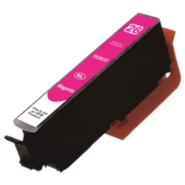 kompatibel Epson 26XL magenta Druckerpatrone T2633